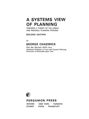 cover image of A Systems View of Planning
